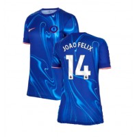 Koszulka piłkarska Chelsea Joao Felix #14 Strój Domowy dla kobiety 2024-25 tanio Krótki Rękaw